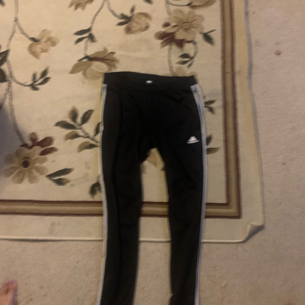 Adidas Kids Black Track Pants
